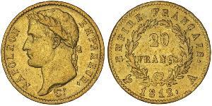 20 Franc Premier Empire (1804-1814) Or Napoléon Ier(1769 - 1821)