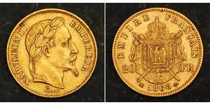 20 Franc Second Empire (1852-1870) Or Napoleon III (1808-1873)
