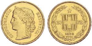 20 Franc Suisse Or 