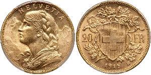 20 Franc Suisse Or 