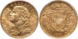20 Franc Suisse Or 
