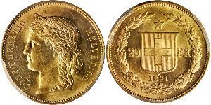 20 Franc Suisse Or 