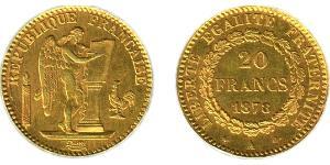 20 Franc Troisième République (1870-1940)  Or 