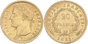 20 Franc Primo Impero francese (1804-1814) Oro Napoleone Bonaparte(1769 - 1821)