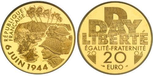 20 Franc Quinta Repubblica francese (1958 - ) Oro 