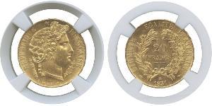 20 Franc Seconda Repubblica francese (1848-1852) Oro 