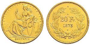 20 Franc Suiza Oro 
