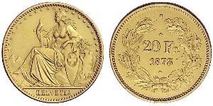 20 Franc Svizzera Oro 