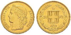20 Franc Svizzera Oro 