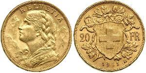 20 Franc Svizzera Oro 