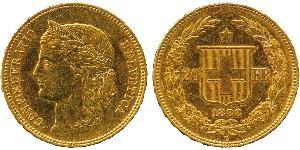 20 Franc Svizzera Oro 