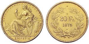 20 Franc Svizzera Oro 