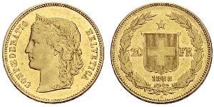 20 Franc Svizzera Oro 