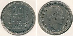 20 Franc Algeria (1962 - ) Rame/Nichel 