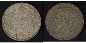 20 Franc Belgien Silber Albert I. (Belgien) (1875 - 1934)