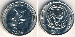 20 Franc Ruanda  