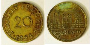 20 Franc Saarland  