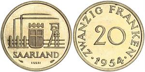 20 Franc Saarland  