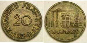 20 Franc Saarland  