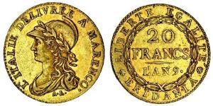 20 Franc 意大利  