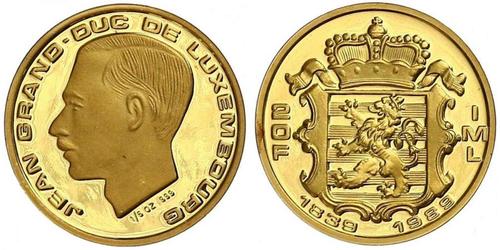 20 Franc 卢森堡 金 让 (卢森堡大公) (1921 - 1964)