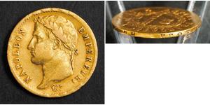 20 Franc 法兰西第一帝国 (1804 - 1814) 金 拿破仑一世(1769 - 1821)