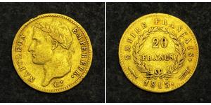 20 Franc 法兰西第一帝国 (1804 - 1814) 金 拿破仑一世(1769 - 1821)