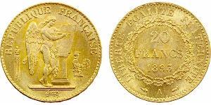 20 Franc 法兰西第三共和国 (1870 - 1940) 金 