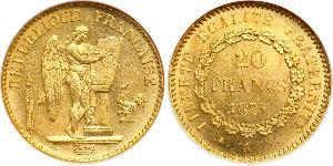 20 Franc 法兰西第三共和国 (1870 - 1940) 金 