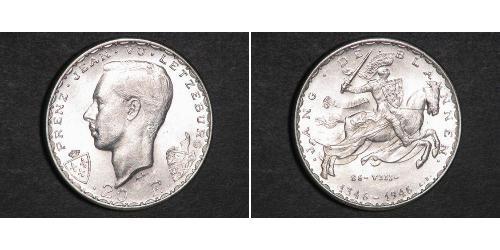 20 Franc 卢森堡 銀 