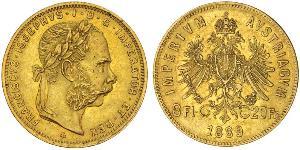 20 Franc / 8 Florin Austria-Hungary (1867-1918) Gold Franz Joseph I (1830 - 1916)