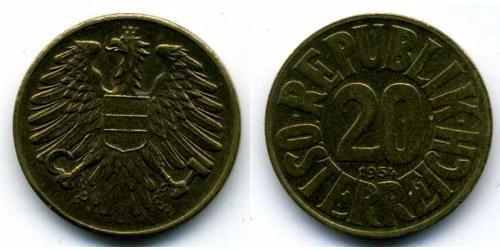 20 Grosh Allied-occupied Austria (1945-1955) Bronze/Aluminium 
