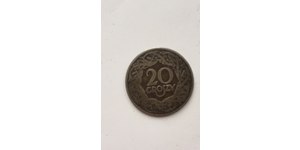 20 Grosh Deuxième République de Pologne (1918 - 1939) Cuivre/Nickel 