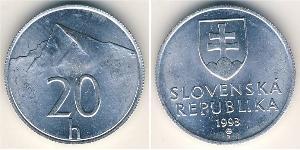 20 Heller Slovakia (1993 - ) Aluminium 