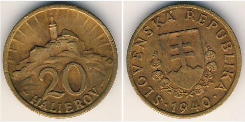 20 Heller Slovakia (1993 - ) Bronze 