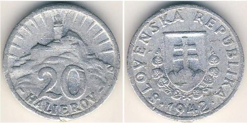 20 Heller Slovakia (1993 - ) Bronze/Aluminium 