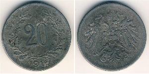 20 Heller Österreich-Ungarn (1867-1918) Stahl 