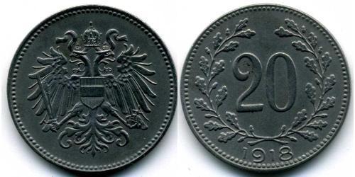 20 Heller Austria-Hungary (1867-1918) Steel 