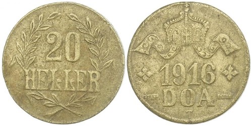 20 Heller German East Africa (1885-1919) 銅 