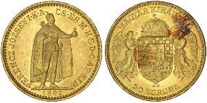 20 Korona Kingdom of Hungary (1000-1918) Gold Franz Joseph I (1830 - 1916)