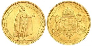 20 Korona Royaume de Hongrie (1000-1918) Or Franz Joseph I (1830 - 1916)