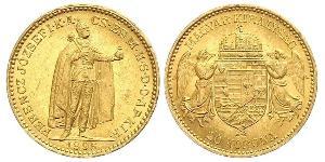 20 Korona Королiвство Угорщина (1000-1918) Золото Франц Иосиф I (1830 - 1916)