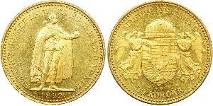 20 Korona Королевство Венгрия (1000-1918) Золото Франц Иосиф I (1830 - 1916)