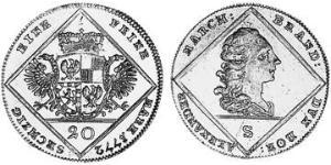 20 Kreuzer Principauté d