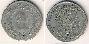 20 Kreuzer Austria Argento 