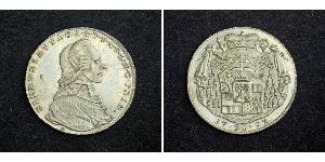 20 Kreuzer Salzburgo (1328 - 1803) Plata Hieronymus von Colloredo (1732 - 1812)