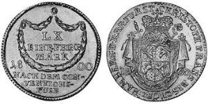 20 Kreuzer Hochstift Bamberg (1245–1802) Silber 
