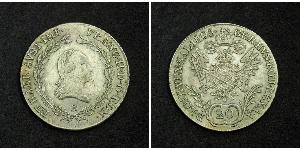 20 Kreuzer Kaisertum Österreich (1804-1867) Silber 