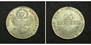20 Kreuzer Kaisertum Österreich (1804-1867) Silber 