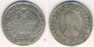 20 Kreuzer Austria  Silver 